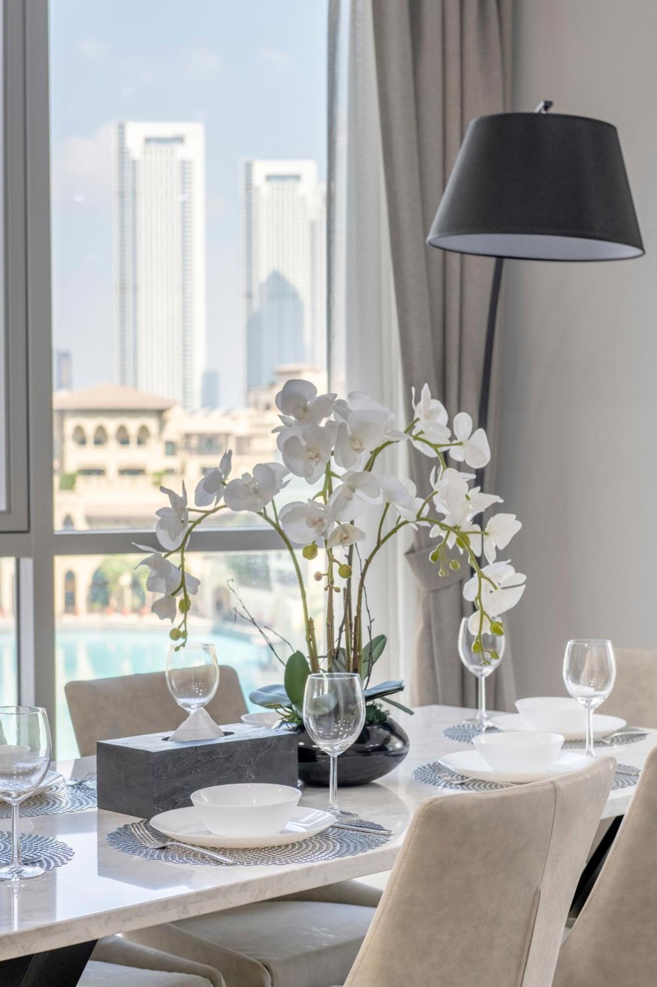 The Residences Tower - Full Burj Khalfa View Dubai Exteriör bild